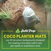 image:imageJoshs Frogs Coco Planter Mats for Live Plant Terrarium Background 8x128x12
