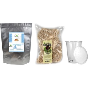 image:imageJoshs Frogs Hydei Fruit Fly Culturing Kit with Media Fabric Cups and Excelsior Large